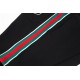 Classic red and green webbing spliced shorts Classic red and green webbing spliced shorts