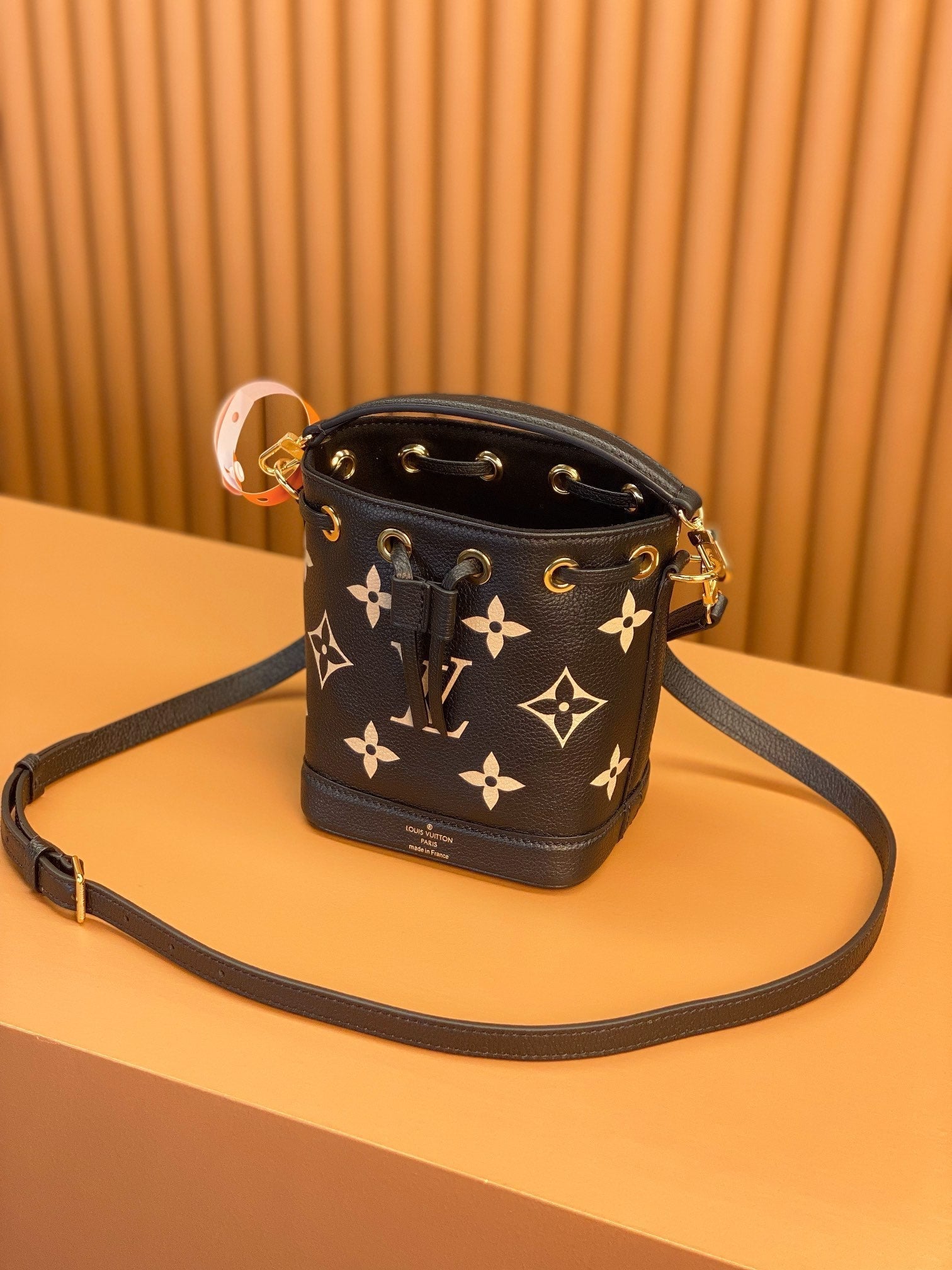 0528 Nano Noé Bicolour Monogram Empreinte Leather 0528 Nano Noé Bicolour Monogram Empreinte Leather