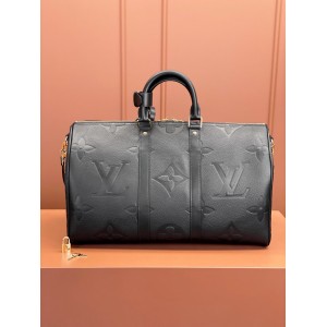 0528 Keepall Bandoulière 45 Monogram Empreinte Leather