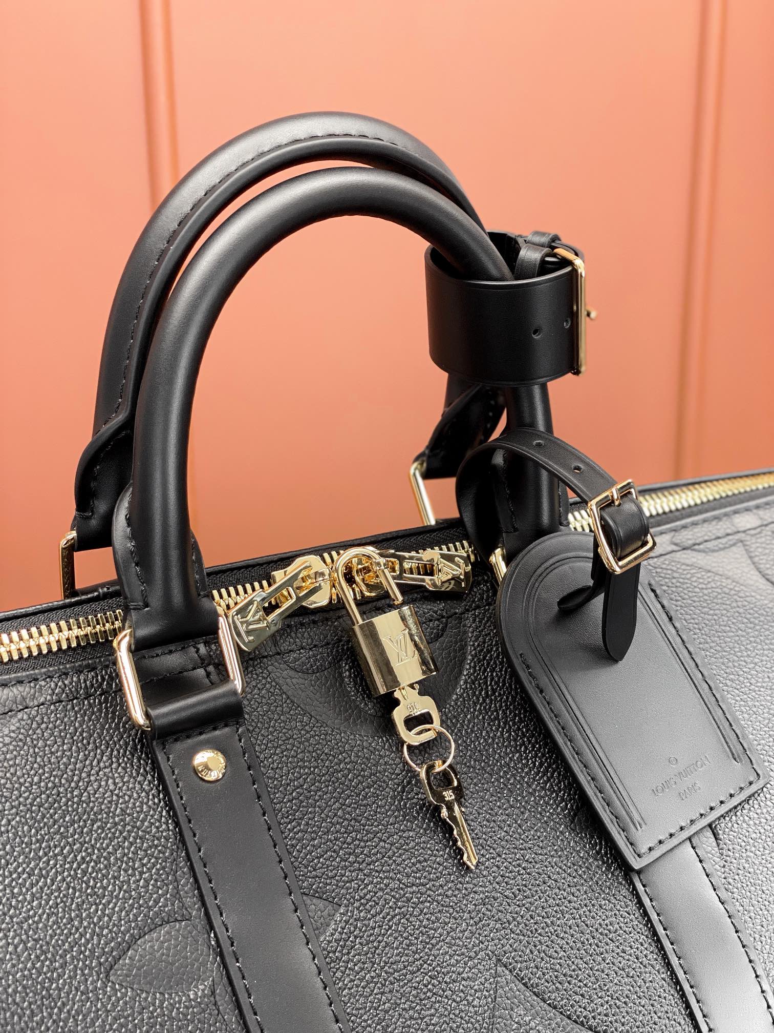 0528 Keepall Bandoulière 45 Monogram Empreinte Leather 0528 Keepall Bandoulière 45 Monogram Empreinte Leather