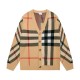 1014 Color-matching plaid sweater 1014 Color-matching plaid sweater