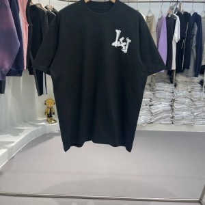 0528 imprinted logo crew neck T-shirt