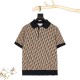 Classic jacquard knit lapel polo Classic jacquard knit lapel polo