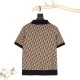 Classic jacquard knit lapel polo Classic jacquard knit lapel polo