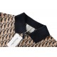 Classic jacquard knit lapel polo Classic jacquard knit lapel polo