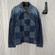 Design plaid denim jacket Design plaid denim jacket