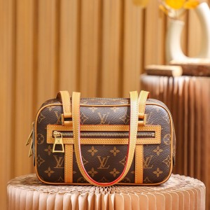 0528 Monogram Canvas Cité Handbag