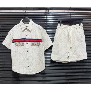 Classic Jacquard craft denim suit