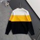 Patchwork color crew neck sweater Patchwork color crew neck sweater