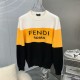 Patchwork color crew neck sweater Patchwork color crew neck sweater