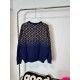 New autumn and winter color matching sweater New autumn and winter color matching sweater