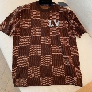 0528 checkerboard style short sleeves
