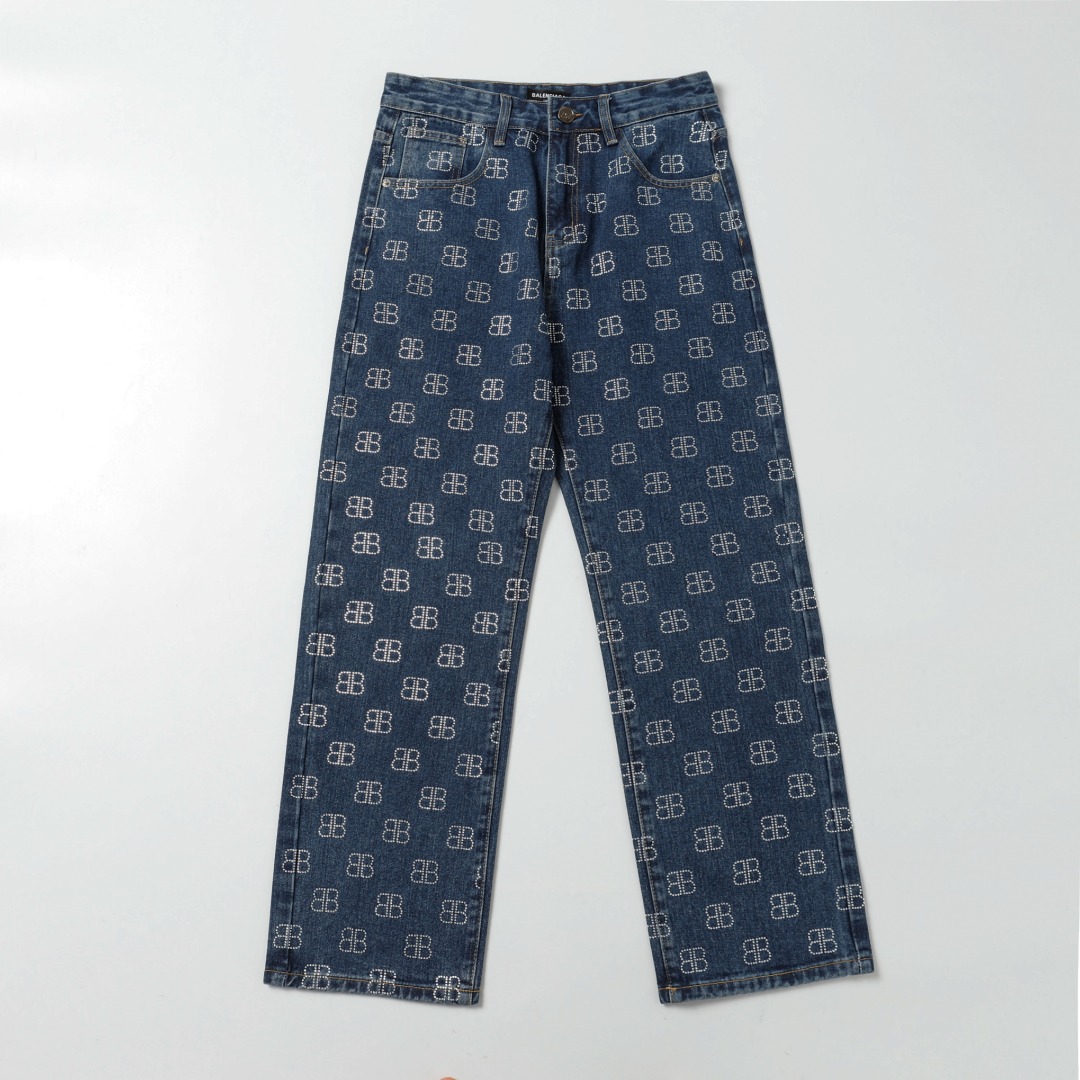Starry diamond-set jeans Starry diamond-set jeans