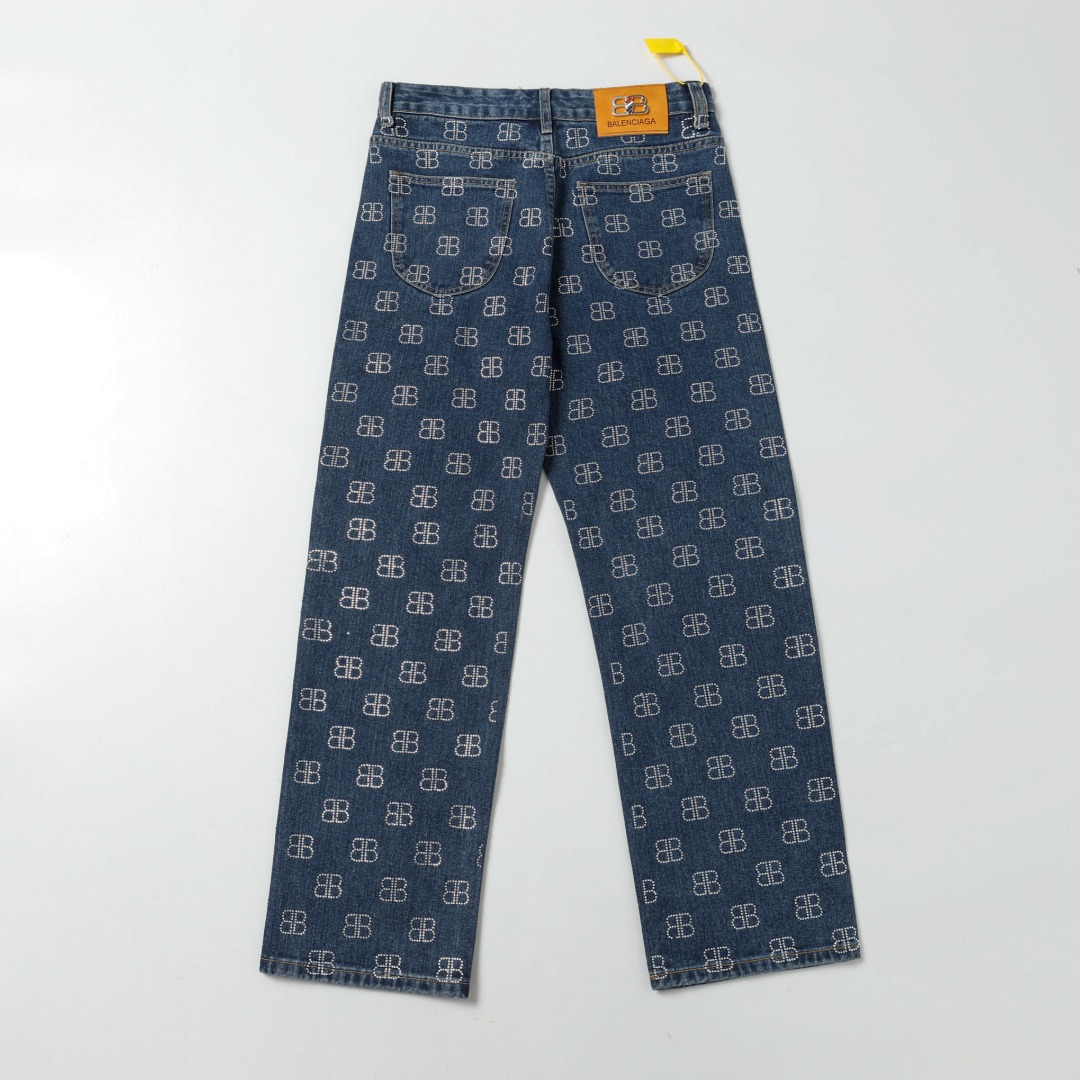 Starry diamond-set jeans Starry diamond-set jeans