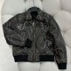 1102 New embroidered leather bomber jacket 1102 New embroidered leather bomber jacket