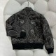 1102 New embroidered leather bomber jacket 1102 New embroidered leather bomber jacket