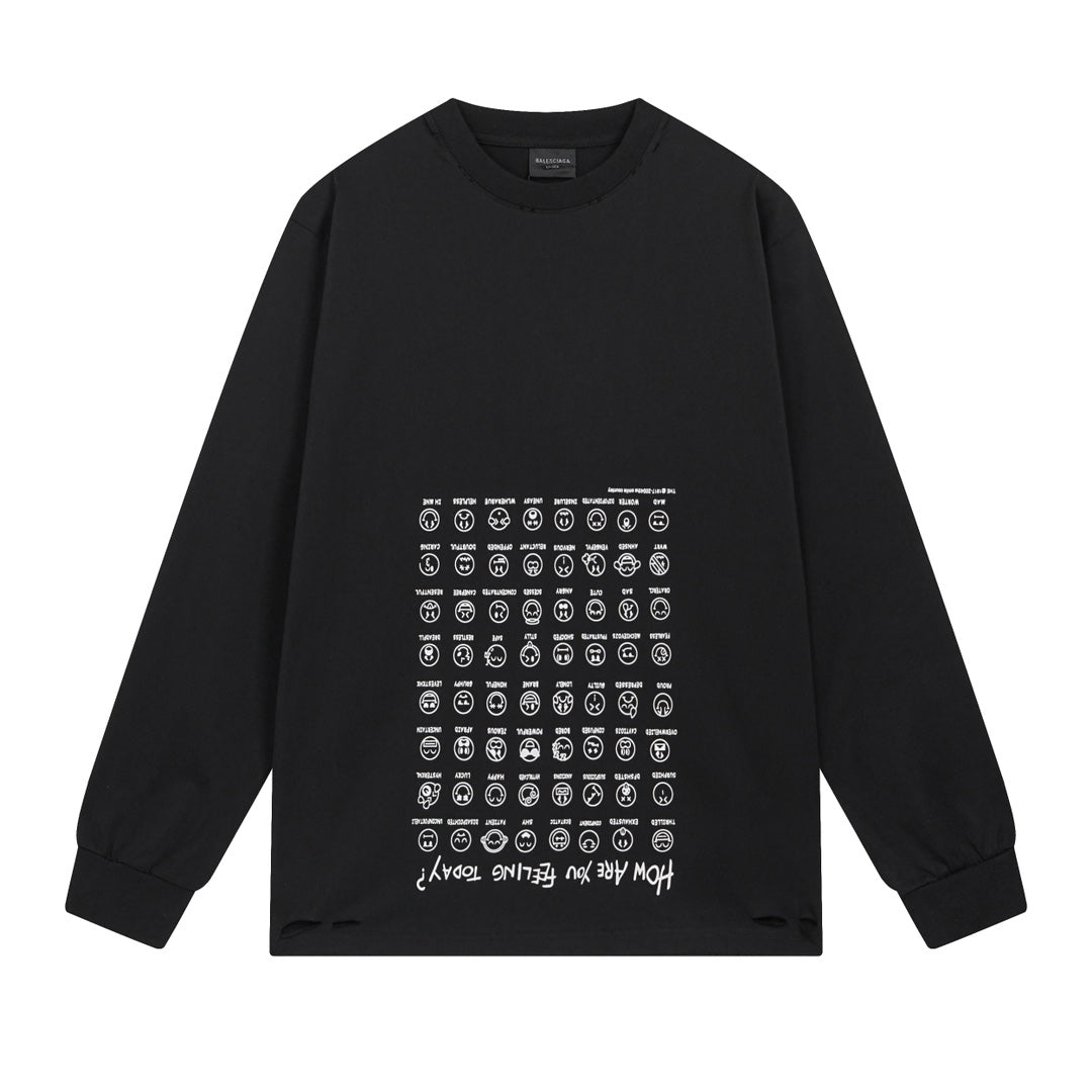1105 New classic print base long-sleeved shirt 1105 New classic print base long-sleeved shirt