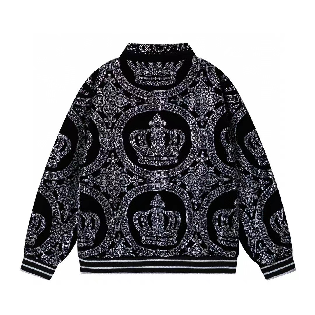 New diamond encrusted heavy craft denim jacket New diamond encrusted heavy craft denim jacket