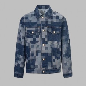 1014 High quality jacquard heavy wash jacket