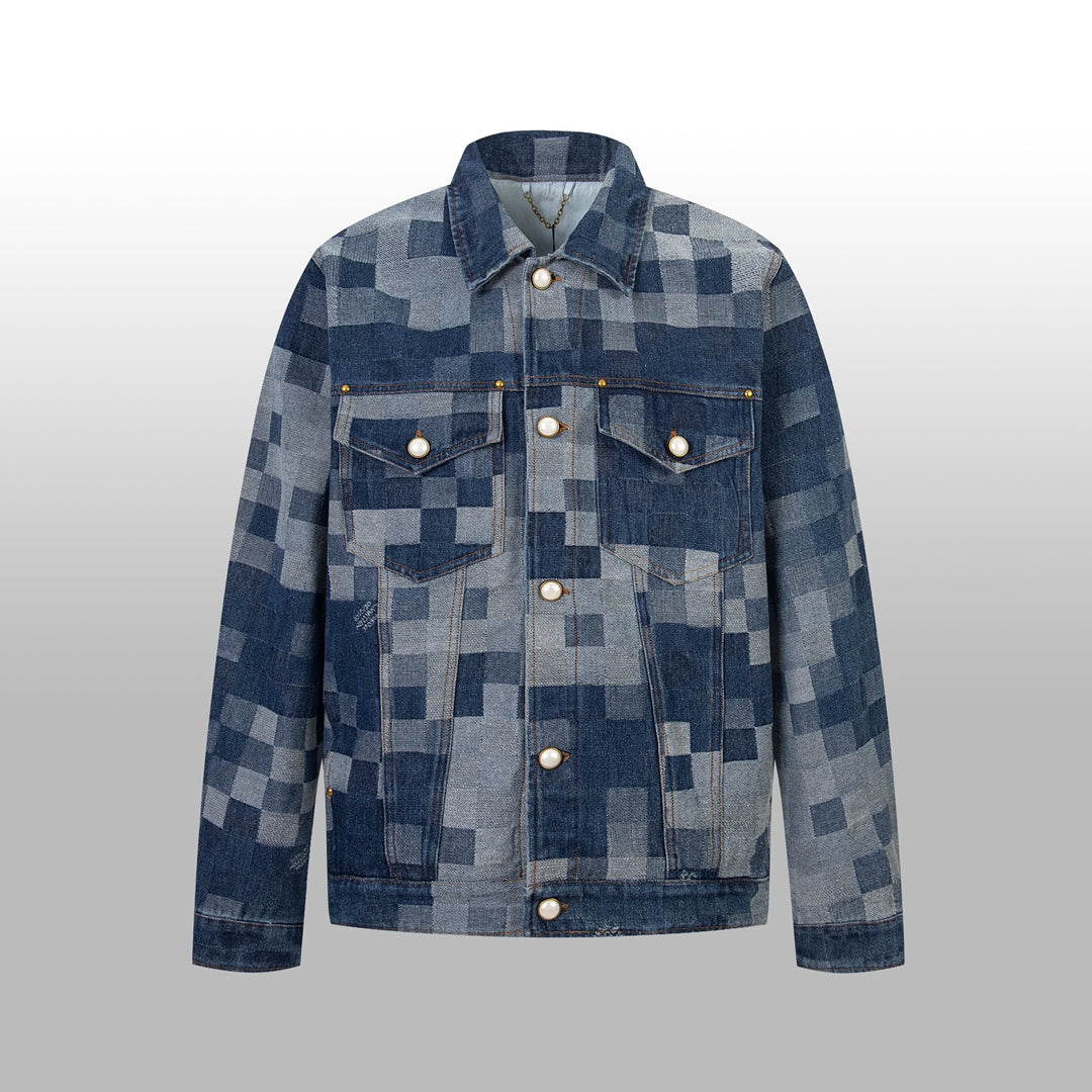 1014 High quality jacquard heavy wash jacket 1014 High quality jacquard heavy wash jacket