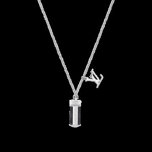 Monogram accessory necklace