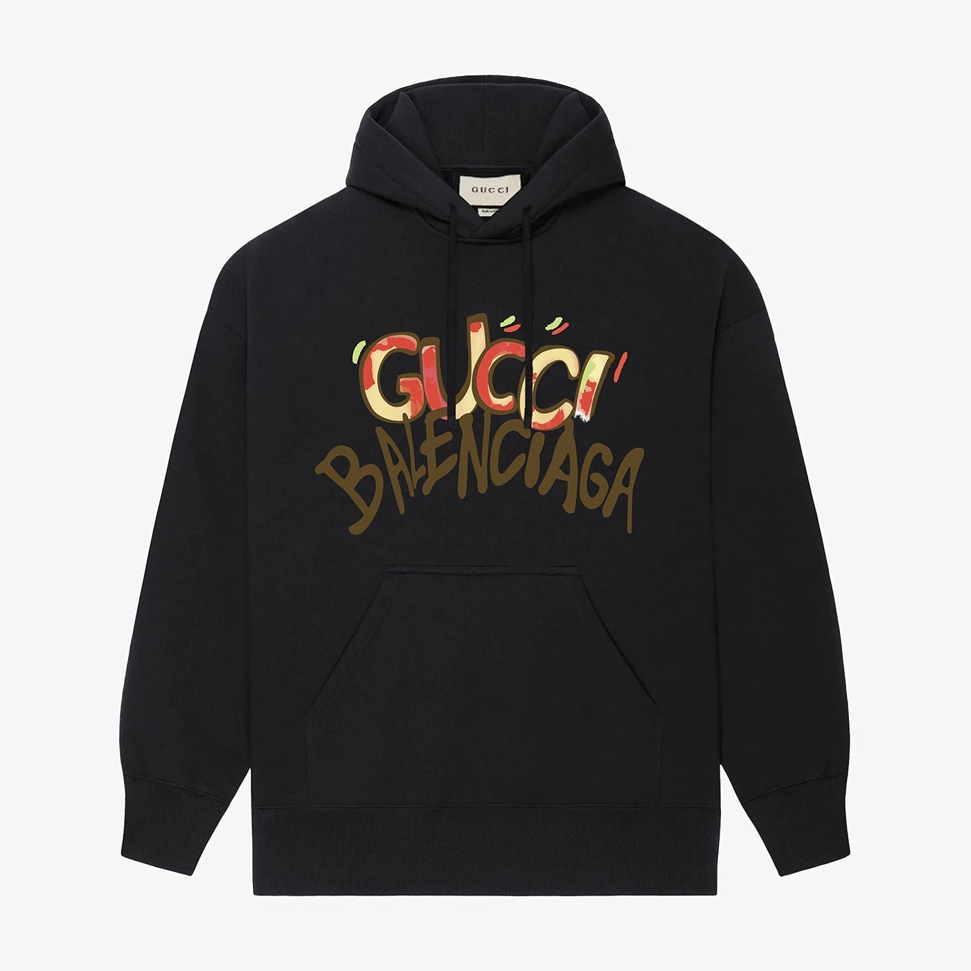 Gradient Letter Print Hoodie Gradient Letter Print Hoodie