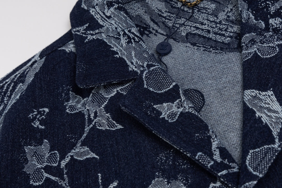 0617 New denim short-sleeved shirt 0617 New denim short-sleeved shirt