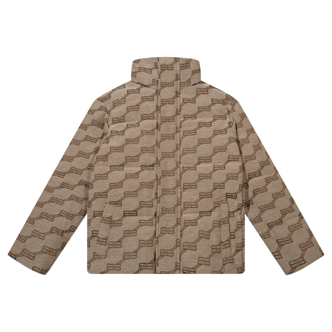 1021 New jacquard fabric down jacket 1021 New jacquard fabric down jacket
