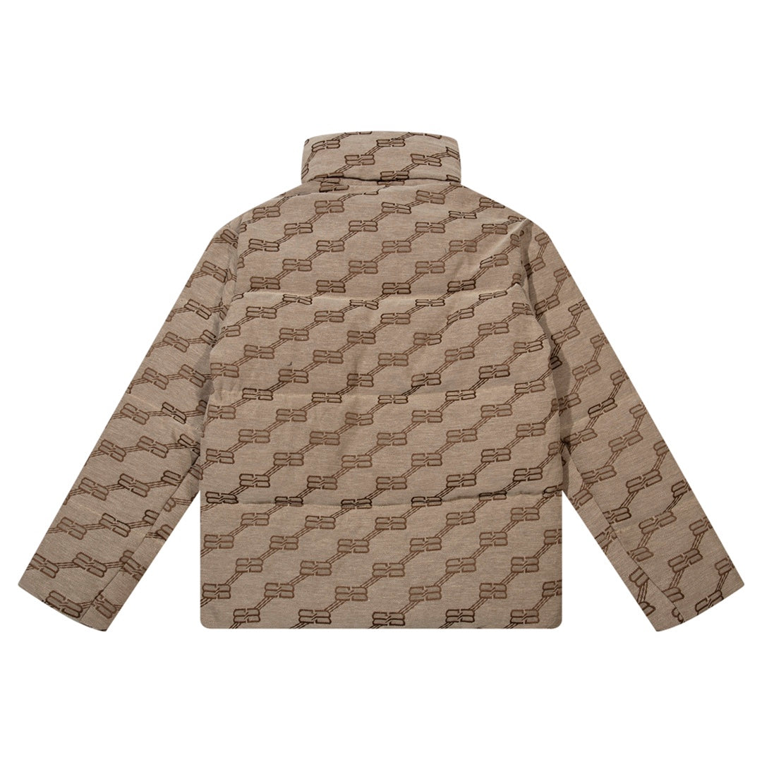 1021 New jacquard fabric down jacket 1021 New jacquard fabric down jacket