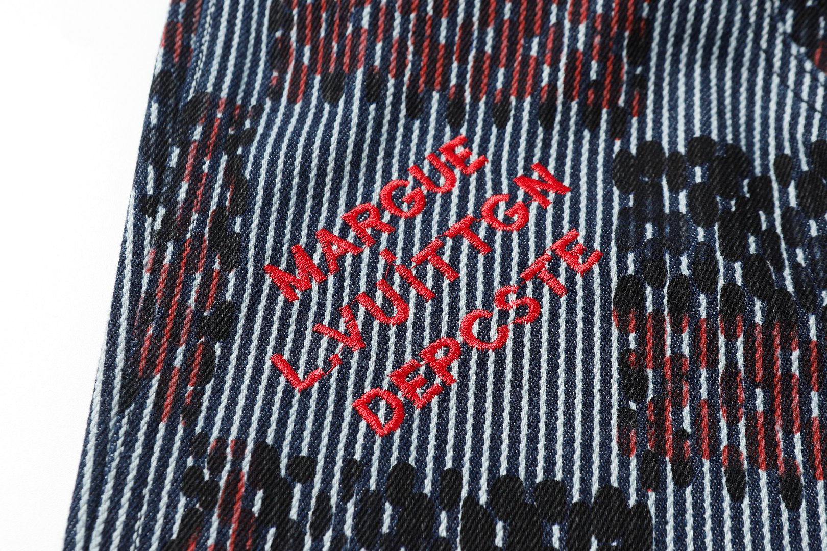 Checked jacquard jeans Checked jacquard jeans