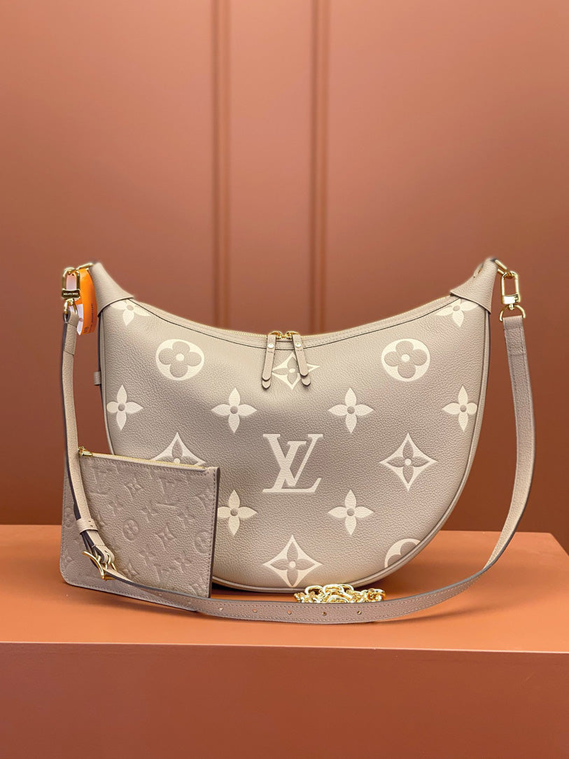0528 Loop Hobo Monogram Empreinte Leather 0528 Loop Hobo Monogram Empreinte Leather