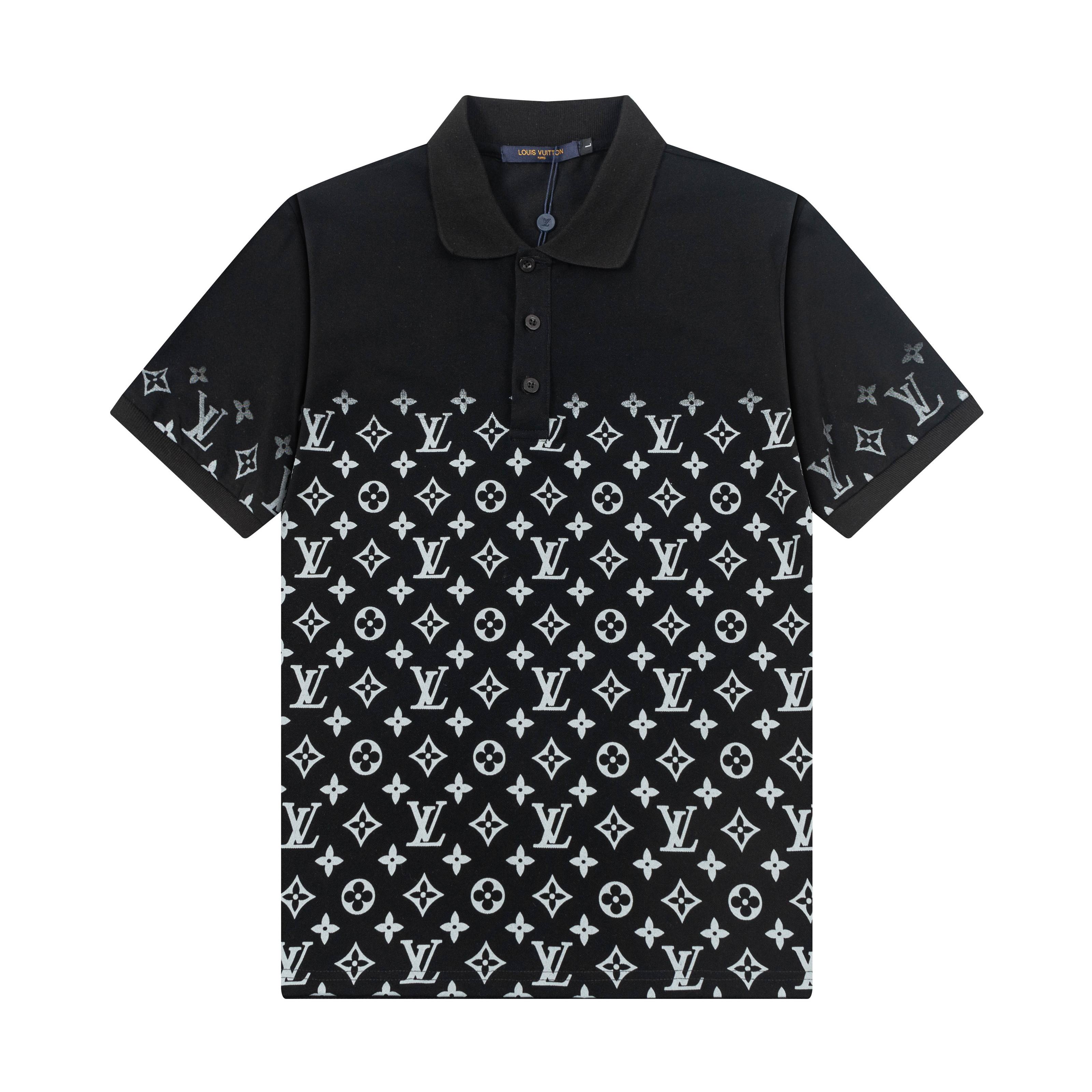 New gradient print polo shirt New gradient print polo shirt