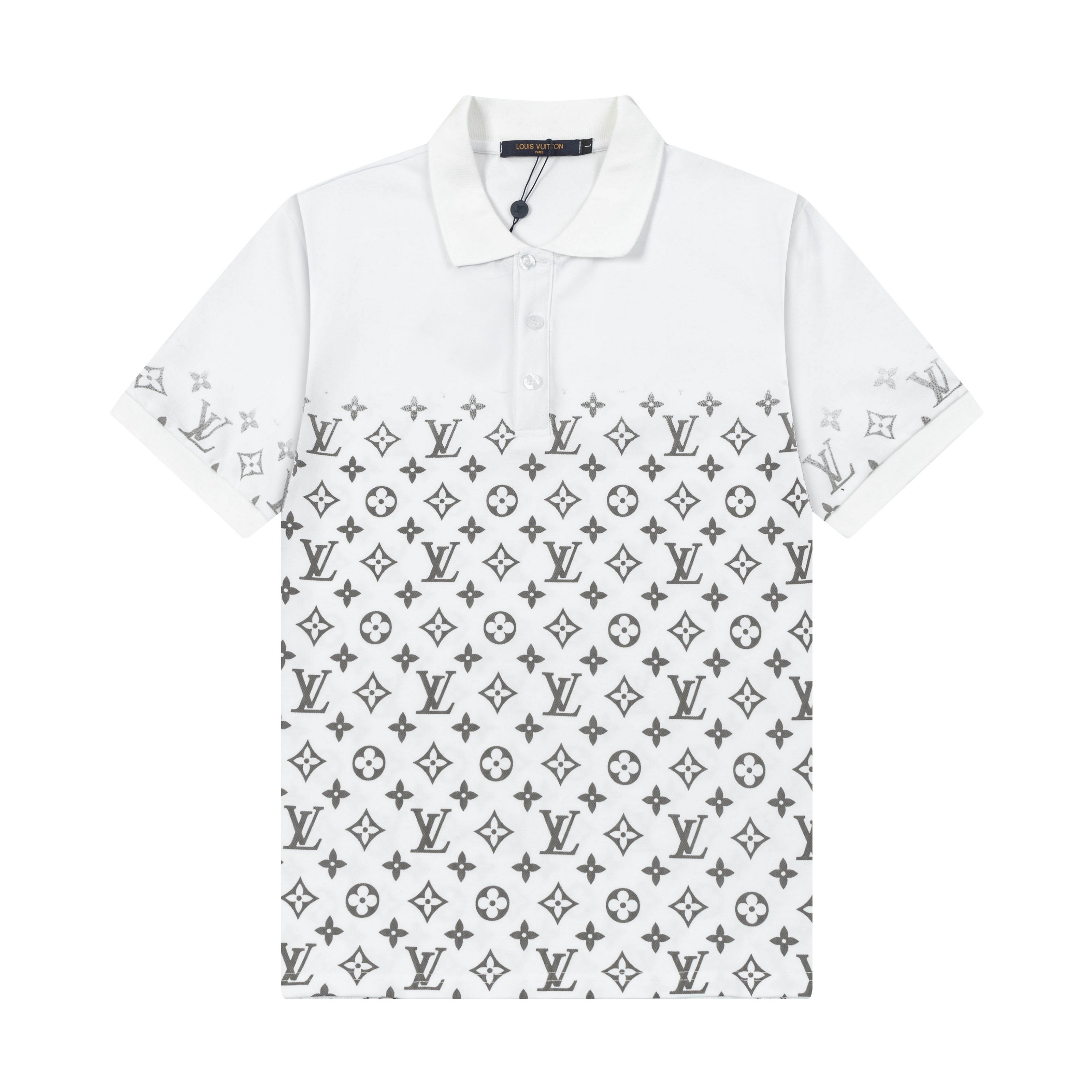New gradient print polo shirt New gradient print polo shirt