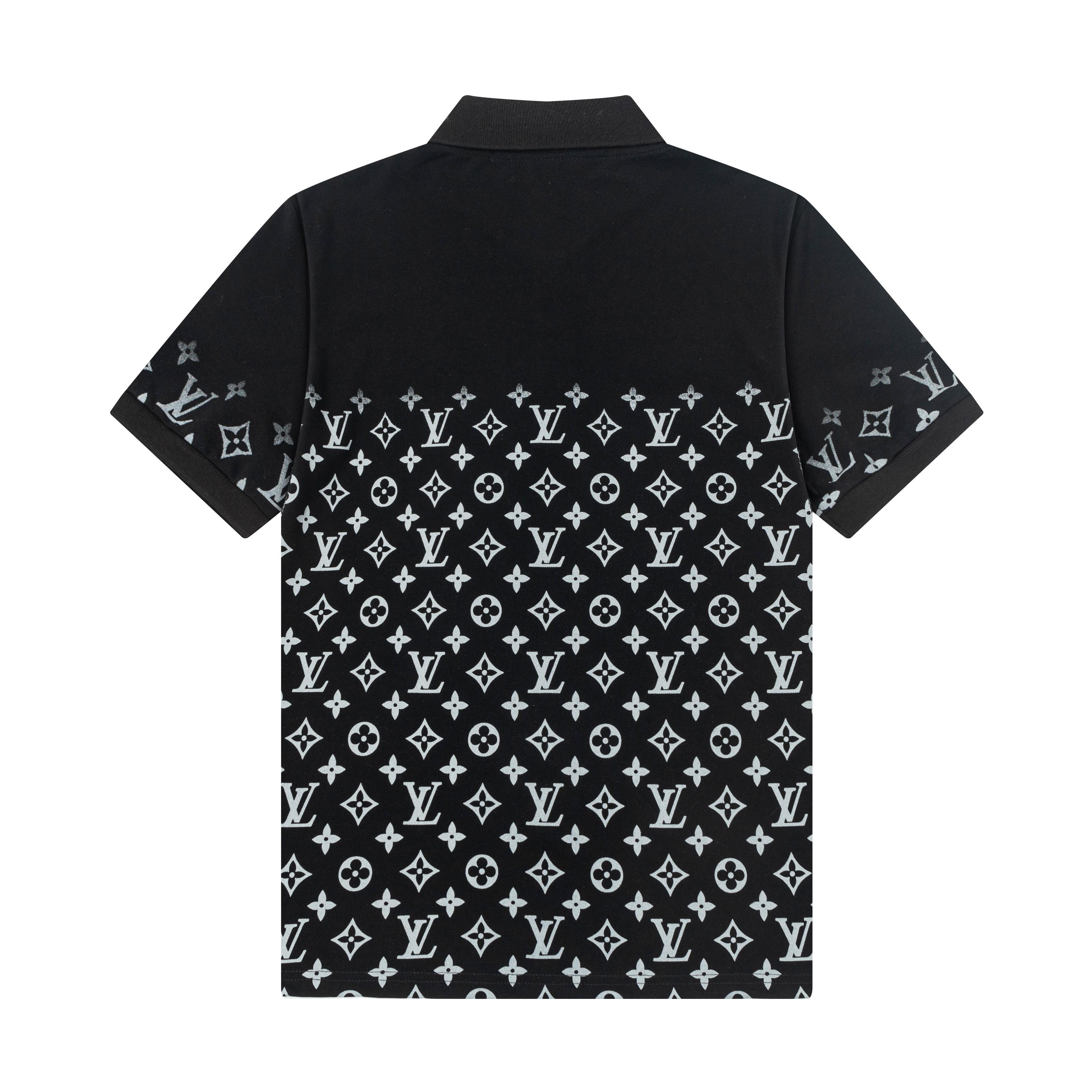 New gradient print polo shirt New gradient print polo shirt