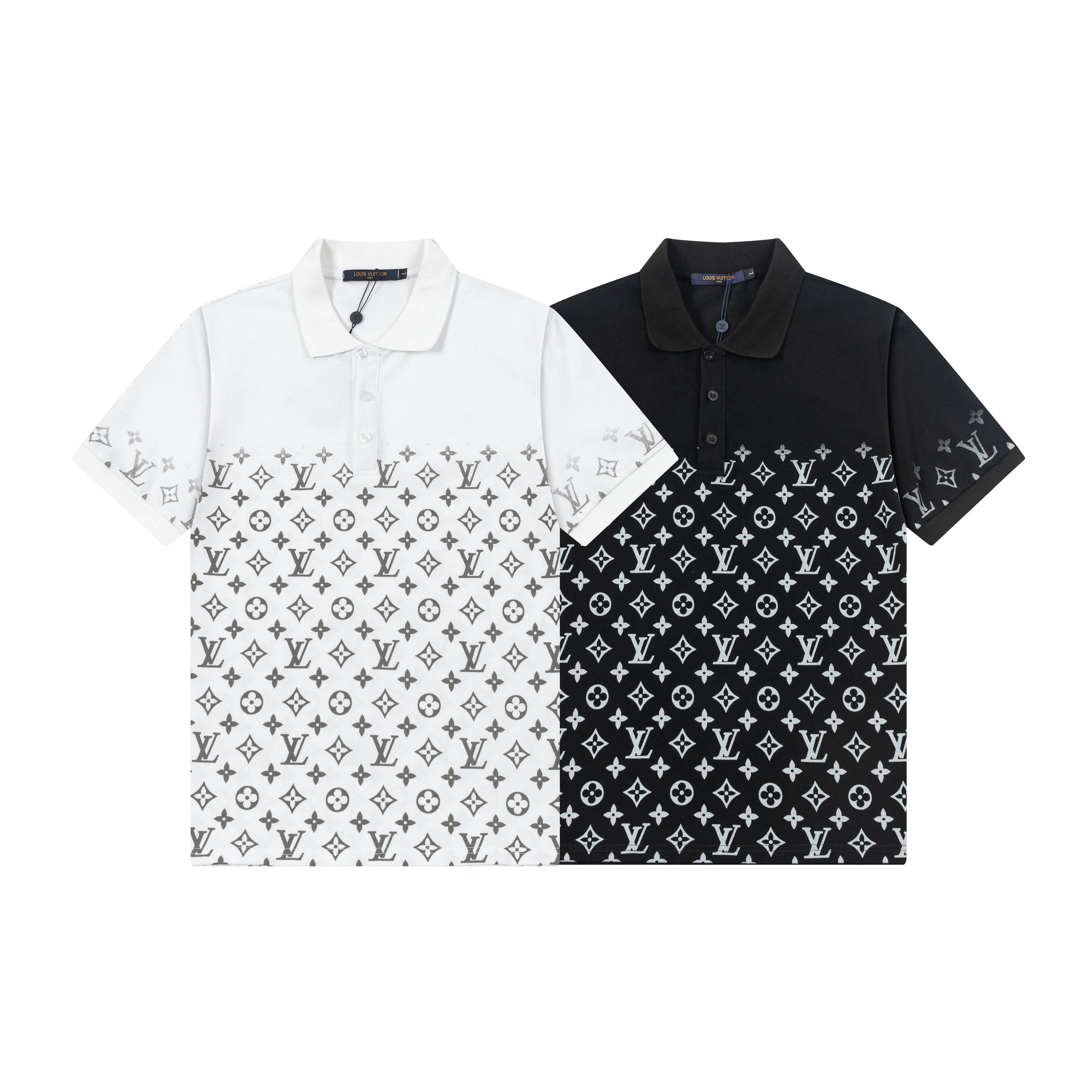 New gradient print polo shirt New gradient print polo shirt