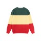 New traffic light color-matching knit sweater New traffic light color-matching knit sweater
