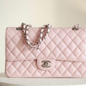 0528 Maxi Classic Handbag Grained Calfskin
