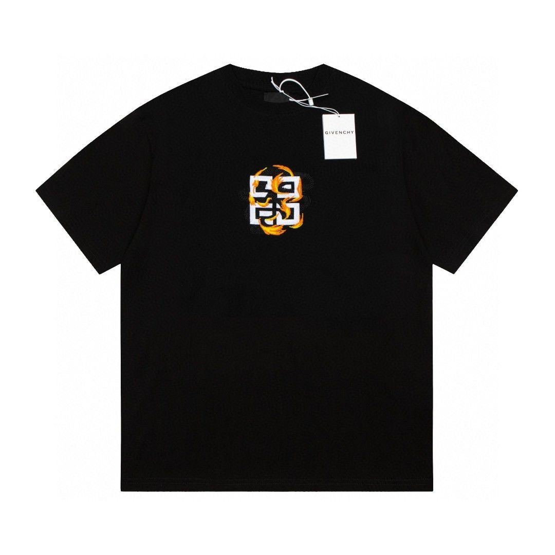 0528 Embroidered four-panel short sleeves 0528 Embroidered four-panel short sleeves