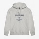 Gray Letter Print Hoodie Gray Letter Print Hoodie