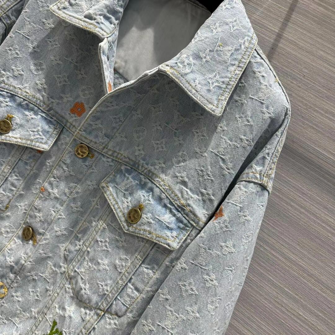 0528 Denim jacket with logo 0528 Denim jacket with logo