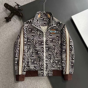 New zip-up stand up collar jacket