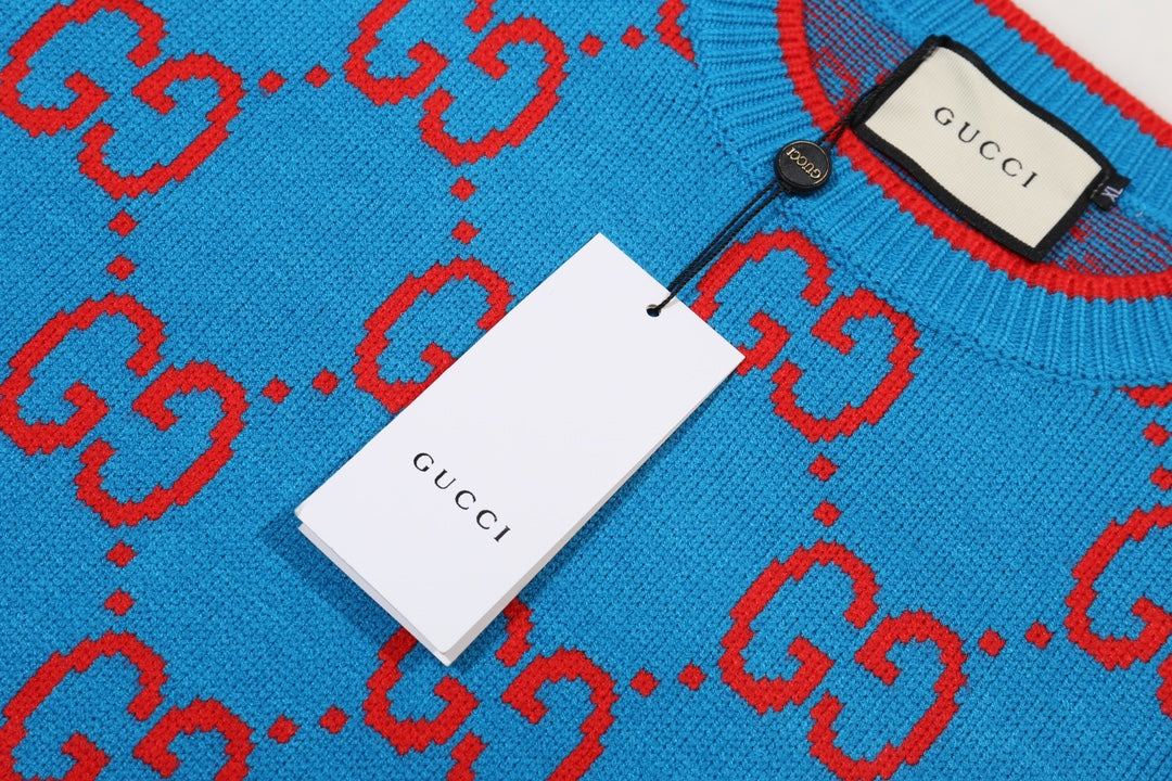 0909 New alphabet jacquard crew-neck sweater 0909 New alphabet jacquard crew-neck sweater