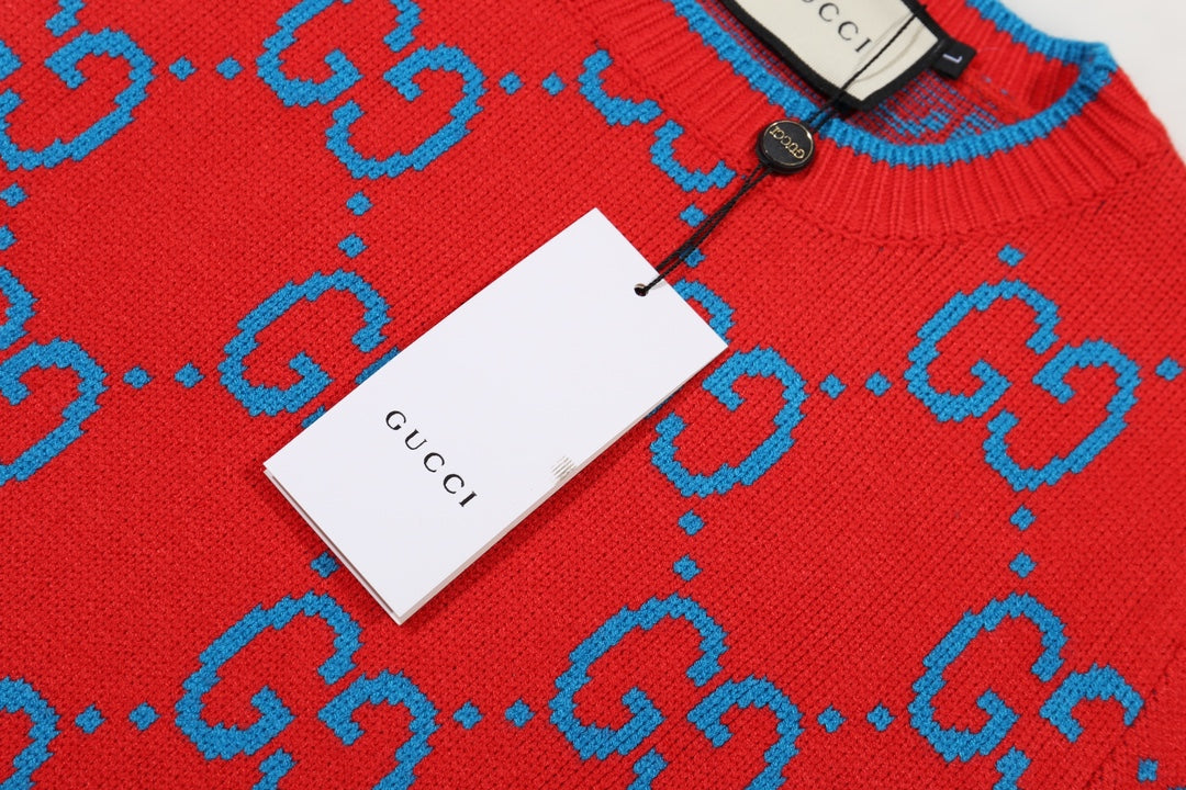 0909 New alphabet jacquard crew-neck sweater 0909 New alphabet jacquard crew-neck sweater