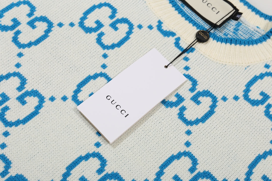 0909 New alphabet jacquard crew-neck sweater 0909 New alphabet jacquard crew-neck sweater