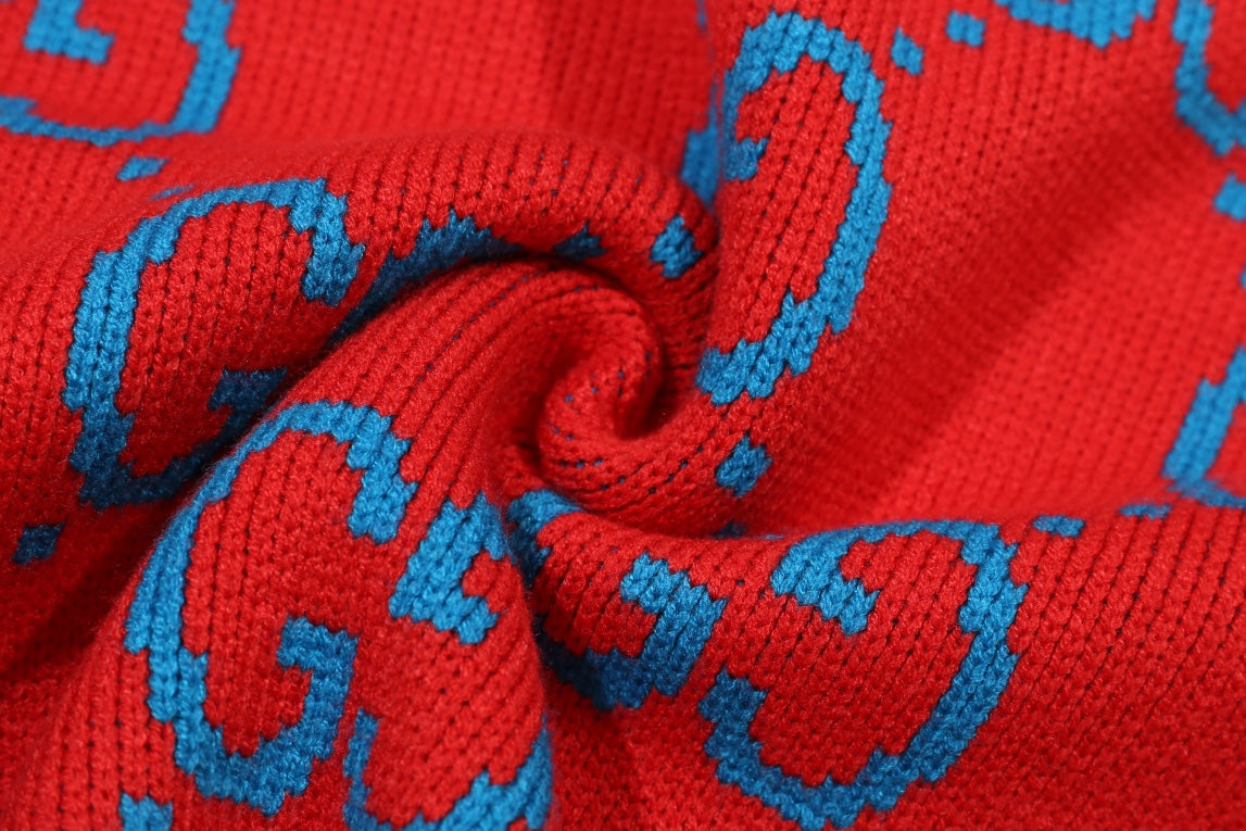 0909 New alphabet jacquard crew-neck sweater 0909 New alphabet jacquard crew-neck sweater
