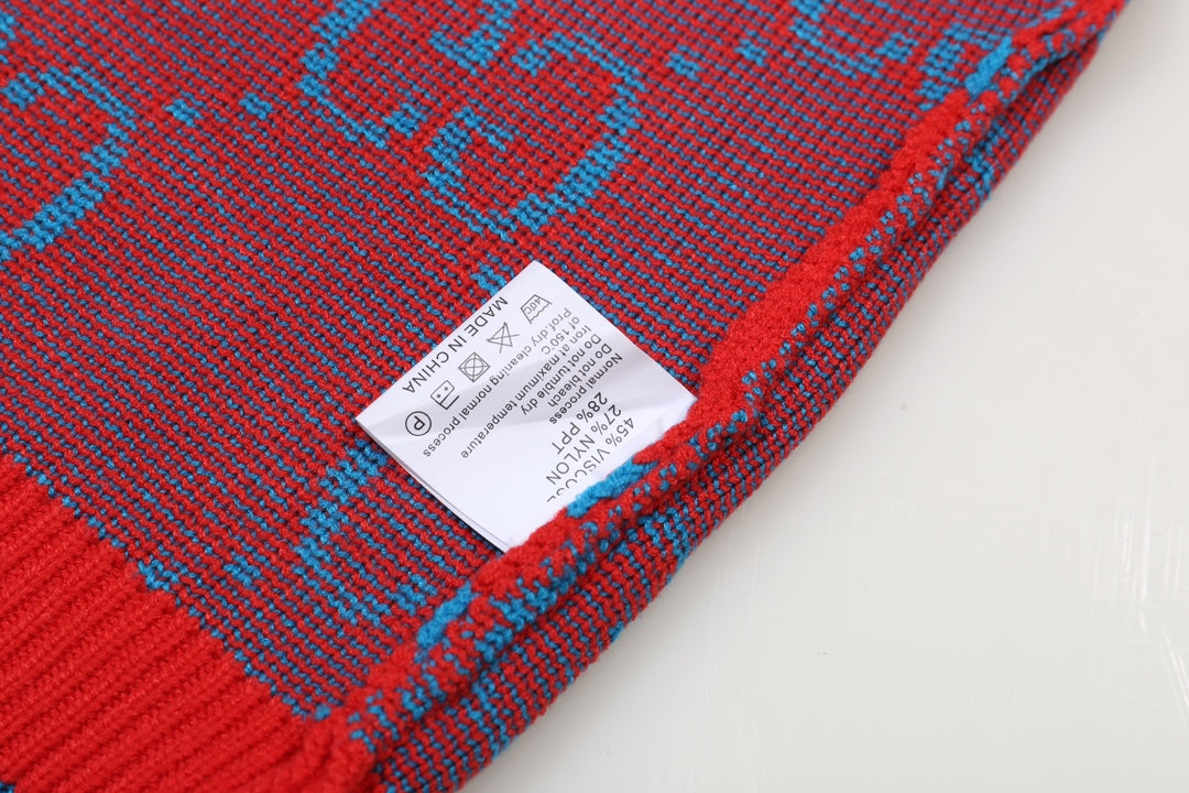 0909 New alphabet jacquard crew-neck sweater 0909 New alphabet jacquard crew-neck sweater