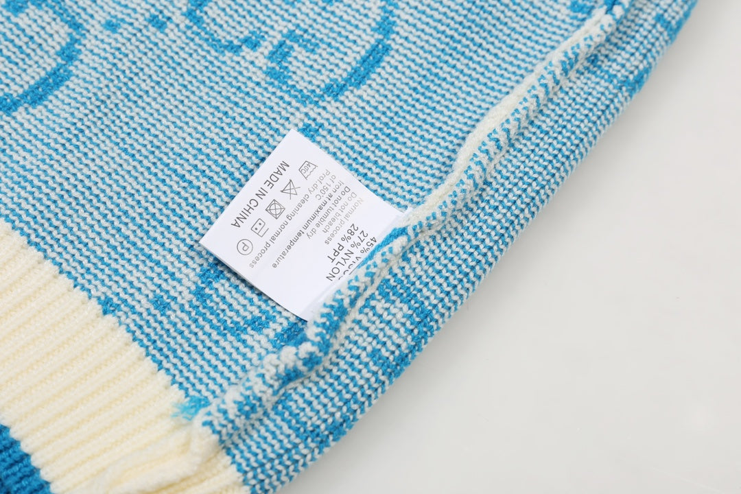 0909 New alphabet jacquard crew-neck sweater 0909 New alphabet jacquard crew-neck sweater