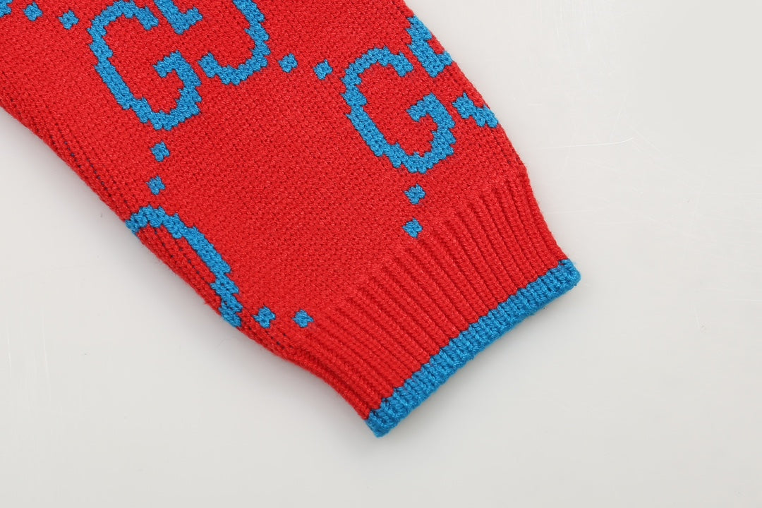 0909 New alphabet jacquard crew-neck sweater 0909 New alphabet jacquard crew-neck sweater
