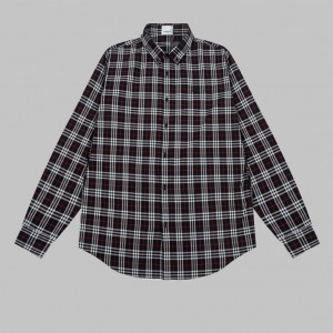 0808 New classic plaid long-sleeved shirt
