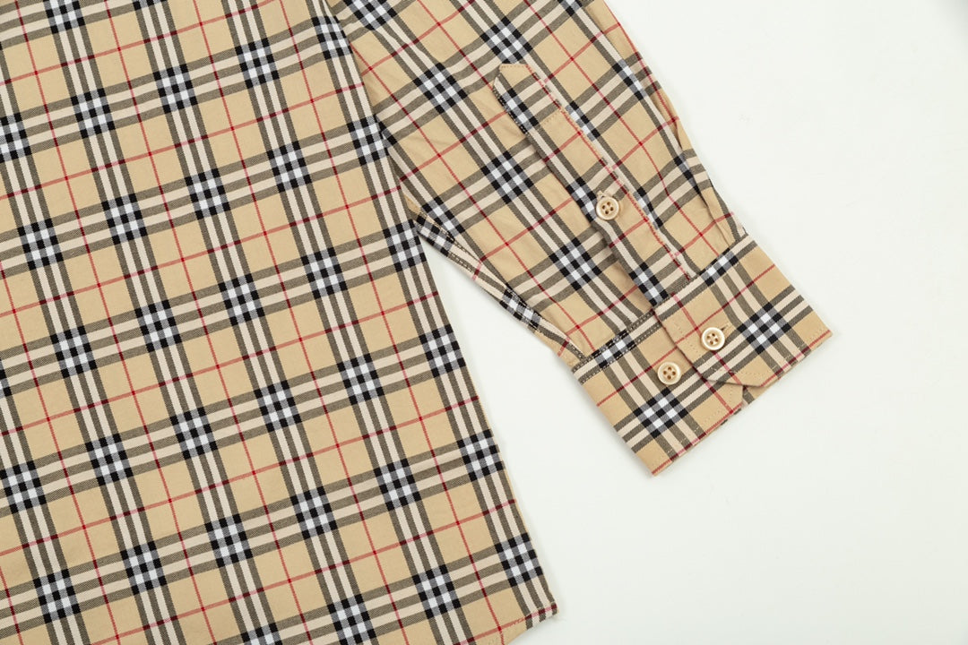 0808 New classic plaid long-sleeved shirt 0808 New classic plaid long-sleeved shirt